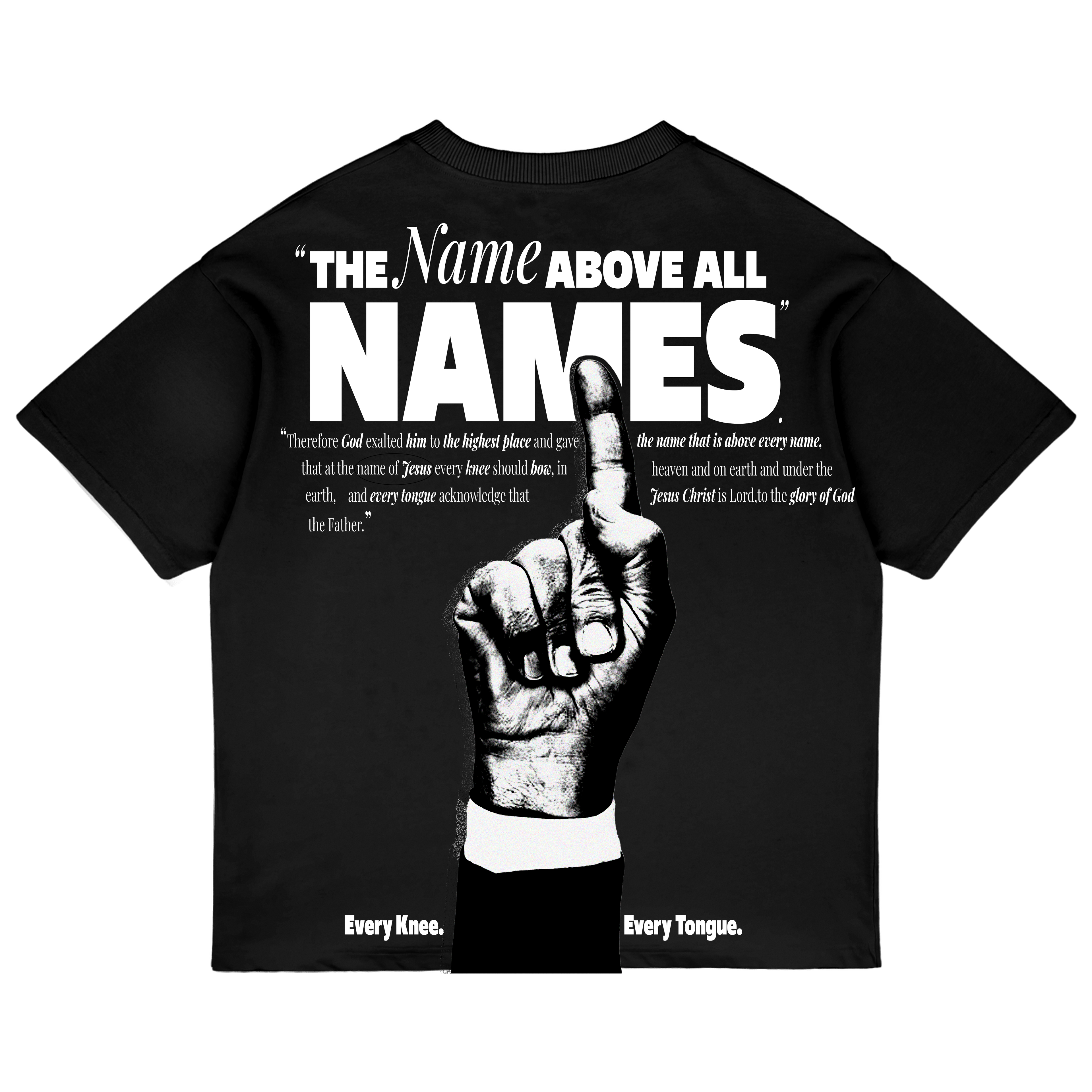 The "1" Black Cropped Shirt