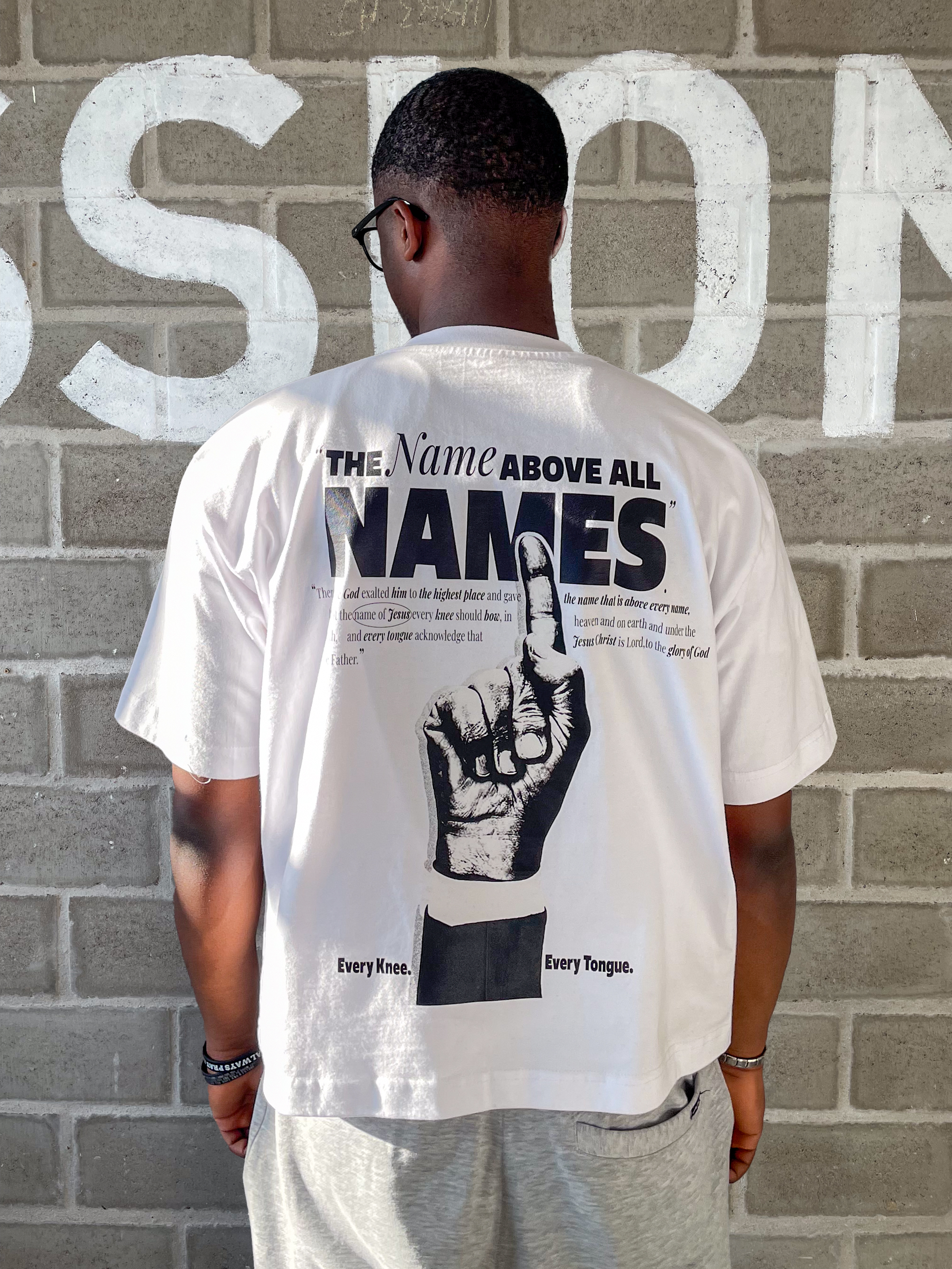 The "1" White Cropped Shirt